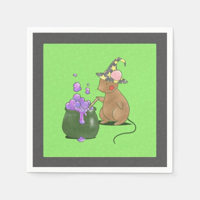 Spooky Little Mouse Pappersservett (Framsidan)