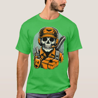 Spooky Logistics Manager Funny Halloween Witch T Shirt