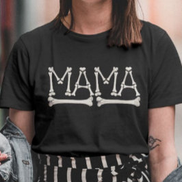 Spooky Mamma Bones Funny Halloween T Shirt