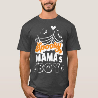 Spooky Mamma Boy Spooky Halloween-pojken T Shirt