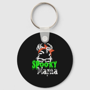 Spooky Mamma, Halloween Funny, Spooky, Halloween Nyckelring