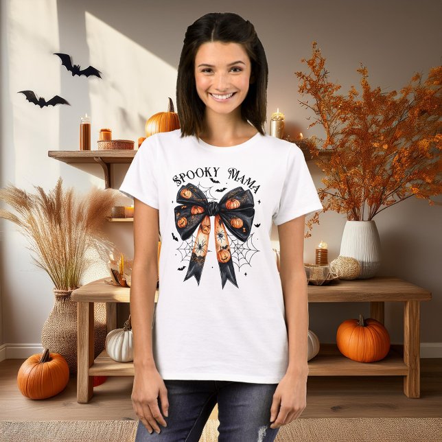 Spooky Mamma Halloween T Shirt (Skapare uppladdad)