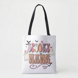 Spooky Mamma Halloween Tote Bag Tygkasse