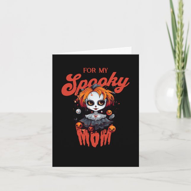 Spooky Mamma Kort (Framsida)
