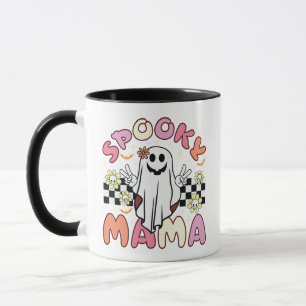 Spooky Mamma Retro Halloween Mugg