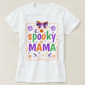 Spooky Mamma shirt, Matching Family mamma mini T Shirt