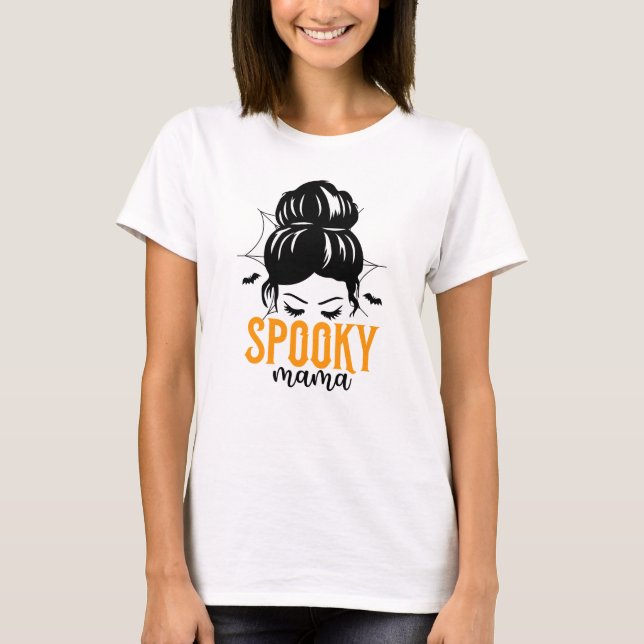 Spooky Mamma T Shirt (Framsida)