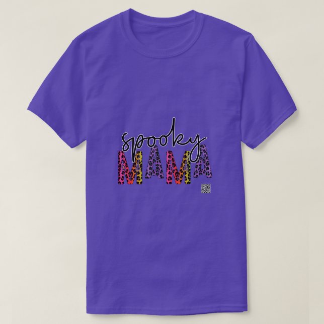 Spooky Mamma T Shirt (Design framsida)