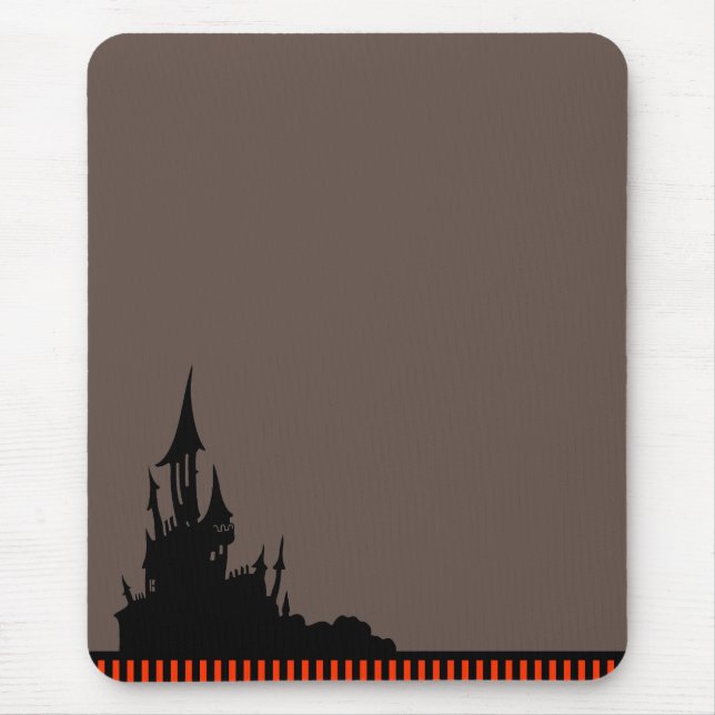 Spooky Mansion Halloween Mousepad Musmatta (Framsidan)