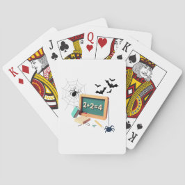 Spooky Math Teacher Casinokort