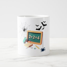 Spooky Math Teacher Jumbo Mugg