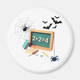 Spooky Math Teacher Magnet