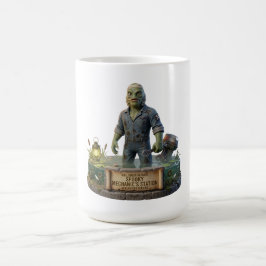 Spooky Mechanic Swamp Creature Funny Halloween Mug Kaffemugg