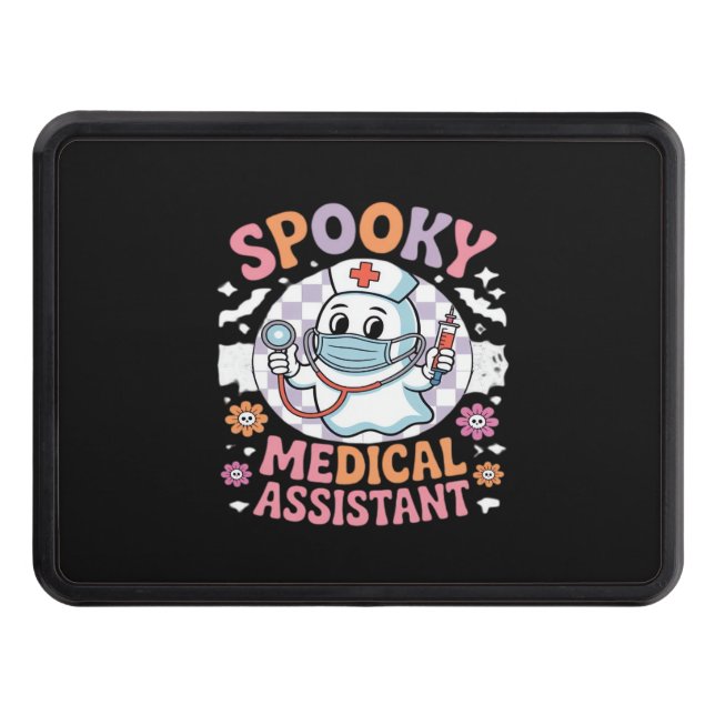 Spooky Medical Assistant Cute Halloween Essential  Dragkroksskydd (Framsidan)