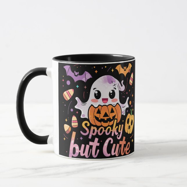 Spooky men Cute | ExDesigner | Halloween Mugg (Vänster)