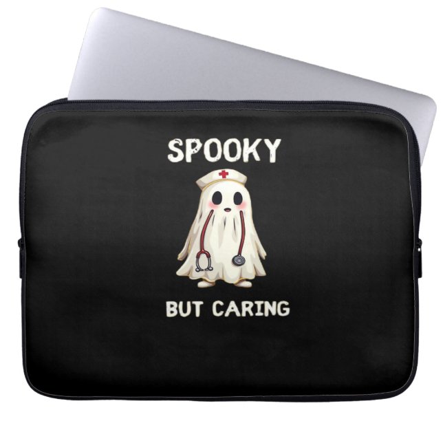 SPOOKY MEN MED VÄSENTLIG T-Shirt Laptop Fodral (Framsidan)