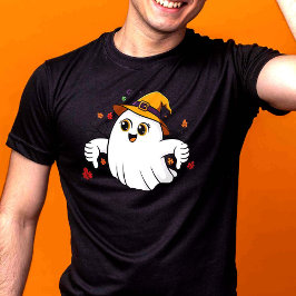 Spooky men Sassy Ghost - Halloween Thumbs Down T Shirt