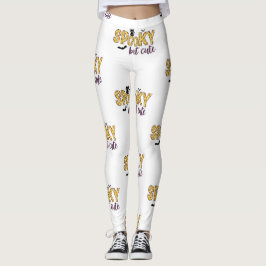 Spooky, men söt formgivning leggings