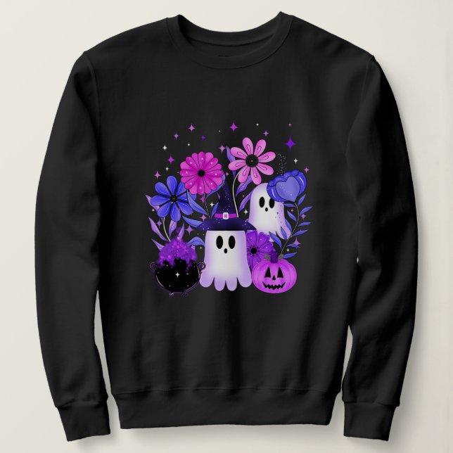 Spooky Midnight Garden T Shirt (Design framsida)