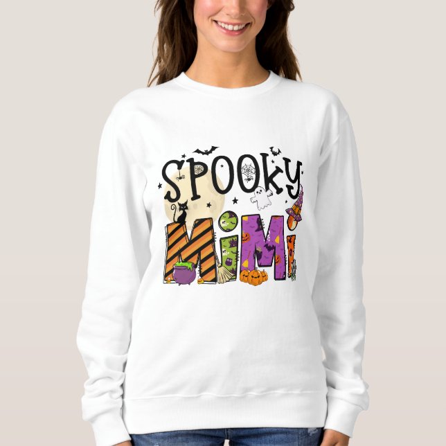 Spooky Mimi Halloween T Shirt (Framsida)