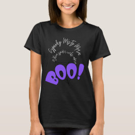 Spooky Misty Morn - BOO! Halloween T Shirt