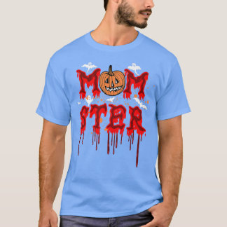 Spooky Momster T Matching Momster Halloween  Women Shirt