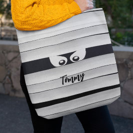 Spooky Monster Mummy Ögon Personlig Tygkasse