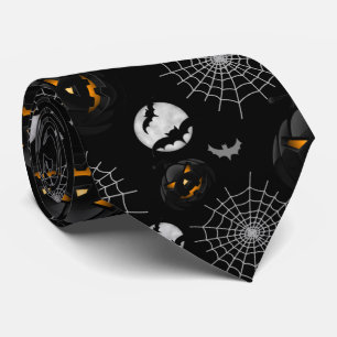 Spooky Mörk Halloween Mönster Slips