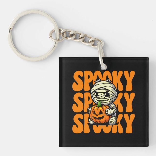 Spooky Mummy Hugger Pumpkin Halloween (Framsidan)