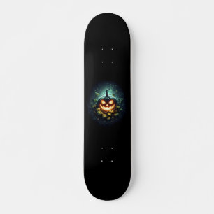 Spooky nature glosing Halloween pumpkin Mini Skateboard Bräda 18,5 Cm
