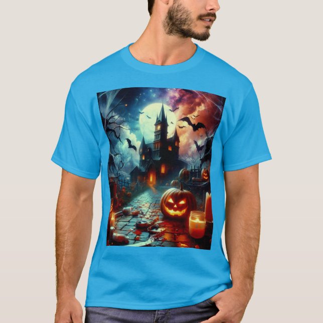 Spooky Night Delight T Shirt (Framsida)