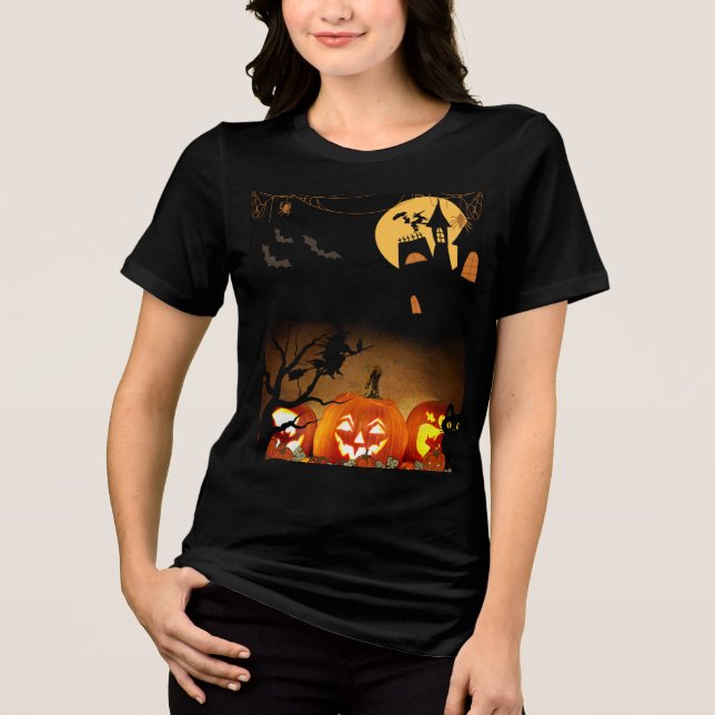 Spooky Nightfall Magic T-shirt (Framsida)