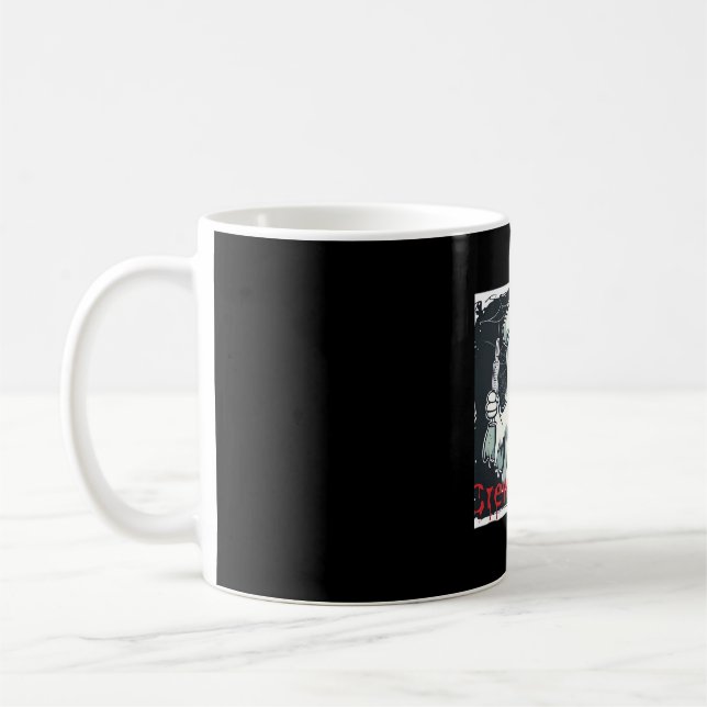 Spooky Nurse Ghost Haunted Hospital Crew Ghokoste  Kaffemugg (Vänster)