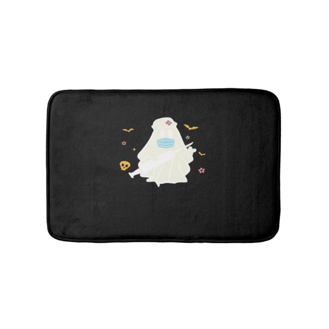 Spooky Nurse Practitioner Cute Halloween Oversized Badrumsmatta (Framsidan)