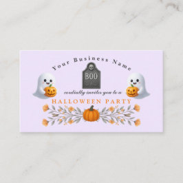 Spooky Office Halloween fest Essentials Visitkort