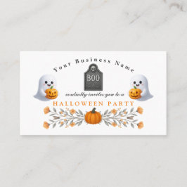 Spooky Office Halloween fest Essentials Visitkort