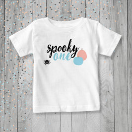 Spooky One Blue First Birthday T Shirt