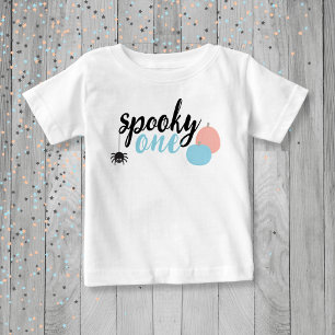 Spooky One Blue First Birthday T Shirt