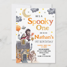 Spooky One Costume Party Halloween Birthday
