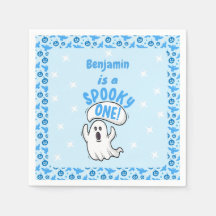 Spooky One Cute Funny Halloween Ghost 1:a födelsed