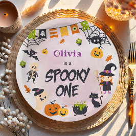 Spooky One Cute Halloween Ghost 1 födelsedag