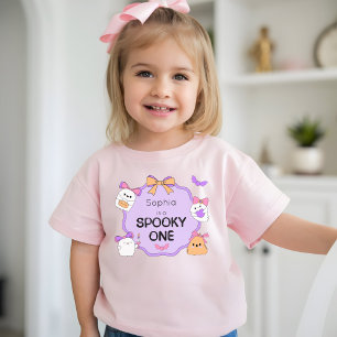 Spooky One Ghost Halloween Birthday T Shirt