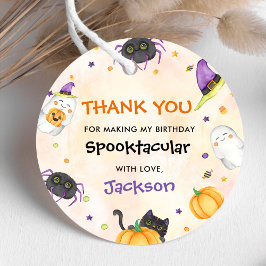 Spooky One Halloween 1:a födelsedagen Gåvor Etiketter