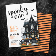 Spooky One Halloween 1:a födelsedagen