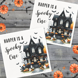 Spooky One Halloween 1:a födelsedagen Party Pappersservett