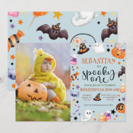 Spooky One Halloween Birthday Inbjudningar