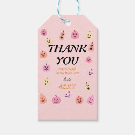 Spooky One Halloween Birthday Presentetikett