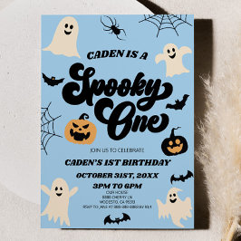 Spooky One Halloween första födelsedag Party Inbjudningar