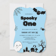 Spooky one Halloween, första födelsedagsfesten