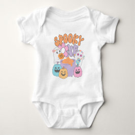 Spooky One Hippie Halloween Ghost T Shirt